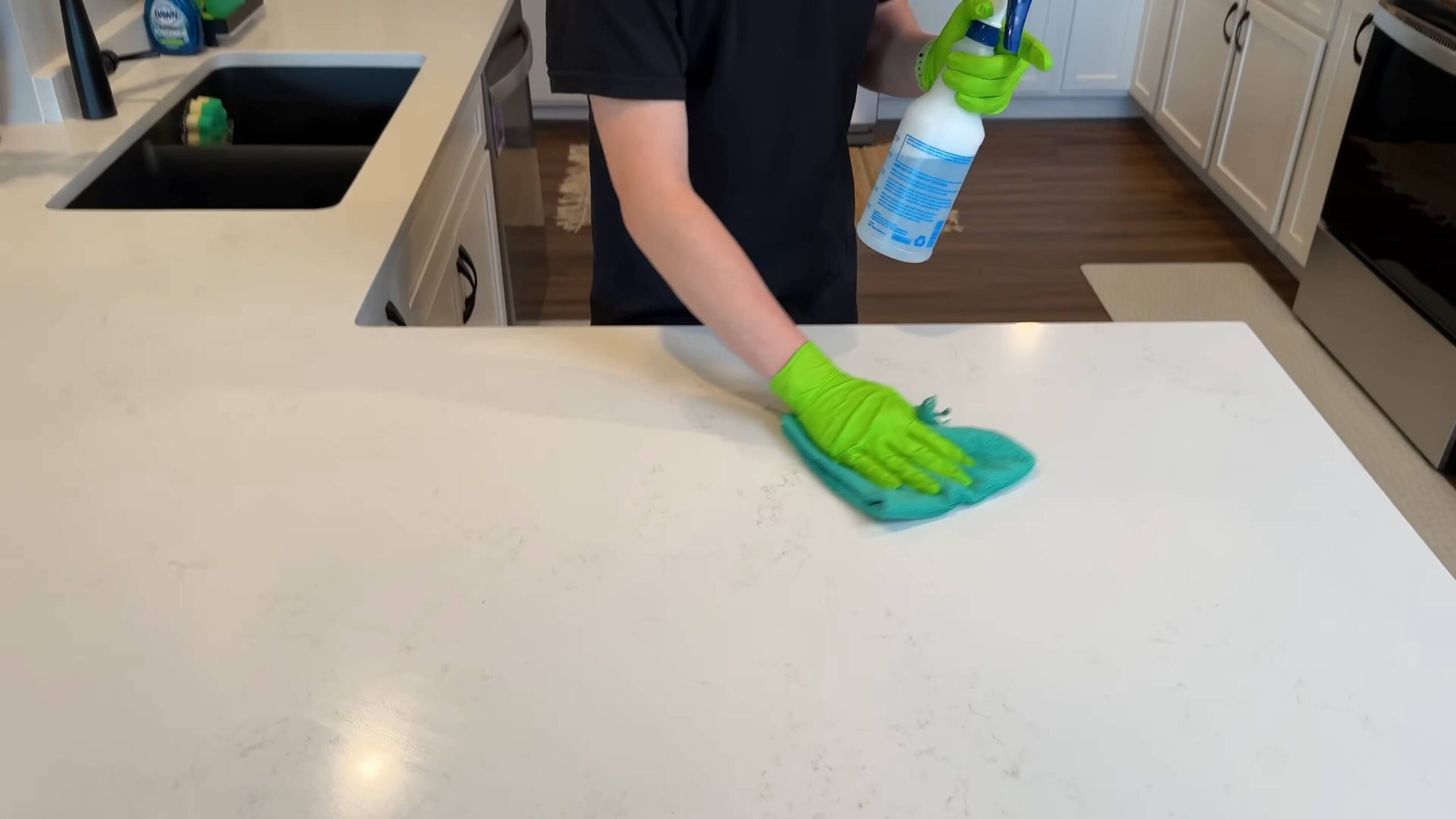Quarz Arbeitsplatte Reinigen DIY
