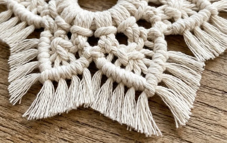 Macrame Snowflake Ornament - A Wonderful Thought