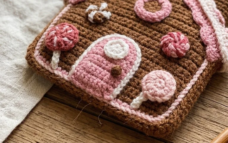 Gingerbread House Free Crochet Patterns